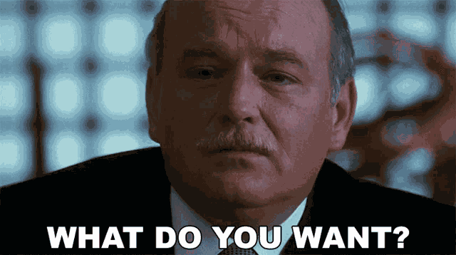 What Do You Want Frank Shirley GIF
