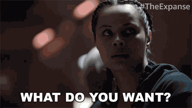 What Do You Want Frankie Adams GIF