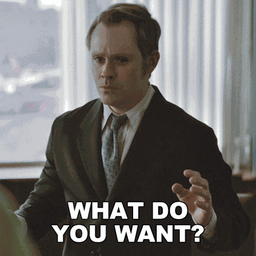 What Do You Want Richard 'Dick' Hall GIF