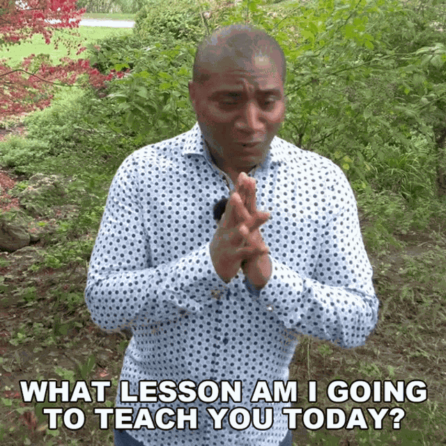 What Lesson Am I Going To Teach You Today James GIF