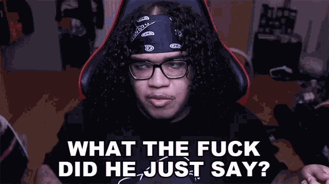 What The Fuck Did He Just Say Miniklin GIF