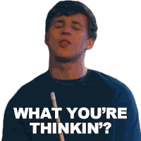 What Youre Thinkin Brody Clementi Sticker