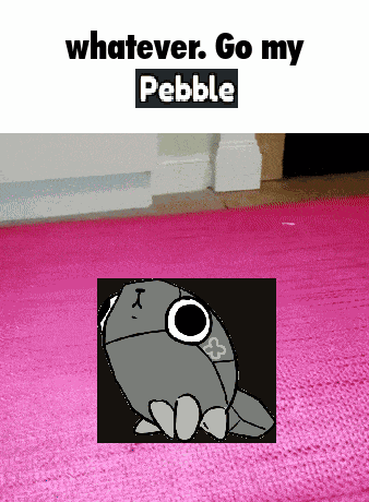 Whatever Go My Pebble GIF