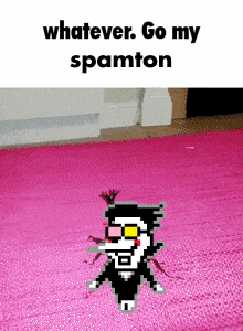 Whatever Go My Scarab Whatever Go My Spamton GIF GIF