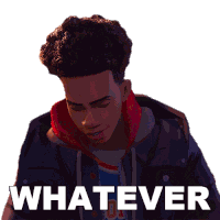 Whatever Miles Morales Sticker