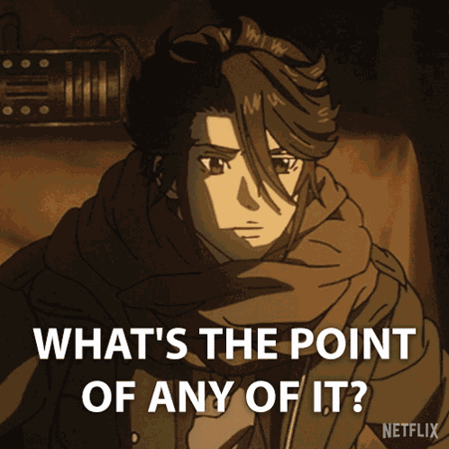 What'S The Point Of Any Of It Eiko GIF