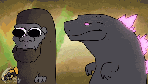 Whats Wrong Godzilla GIF