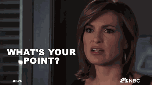 What'S Your Point Detective Olivia Benson GIF