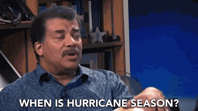 When Is Hurricane Season Curious GIF