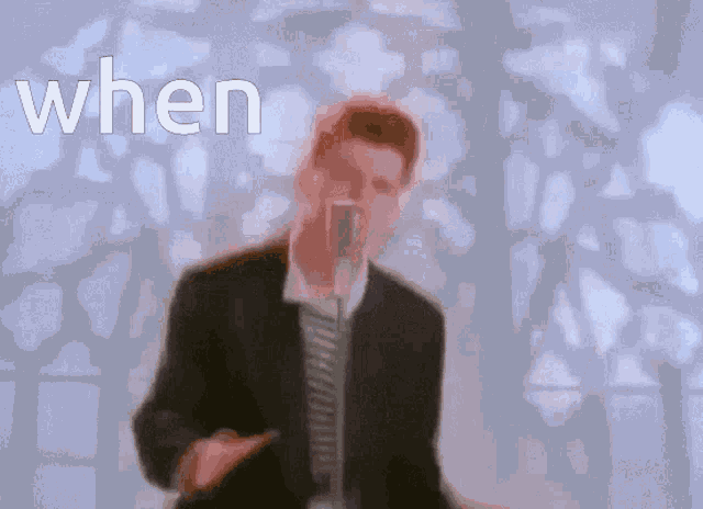When Rick Astley GIF