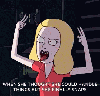 When She Snaps Angry GIF