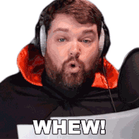 Whew That Was Close Brian Hull Sticker