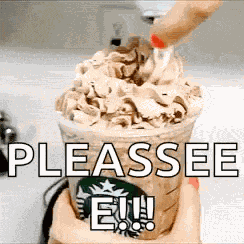 Whipped Cream Frappuccino GIF