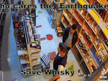 Whiskey Earth Quake GIF
