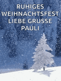 White Christmas Winter GIF