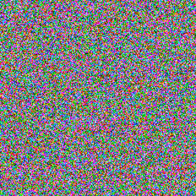 White Noise Colourful GIF