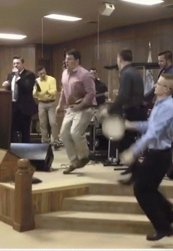 White Praise Church GIF