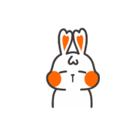 White Rabbit Sticker