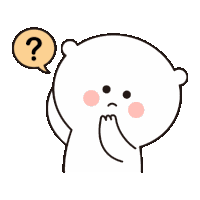 White Red Cheeks Sticker