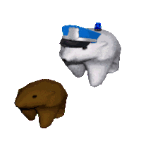 Whitepolarpandablackbear Sticker