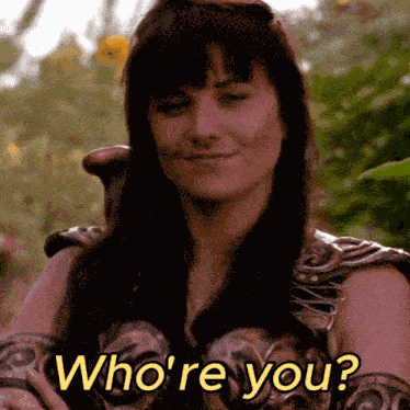 Who Are You Xena GIF GIF