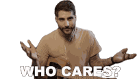 Who Cares Rudy Ayoub Sticker
