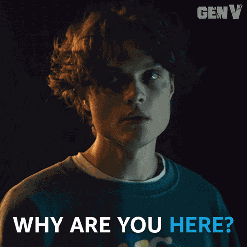Why Are You Here Sam GIF