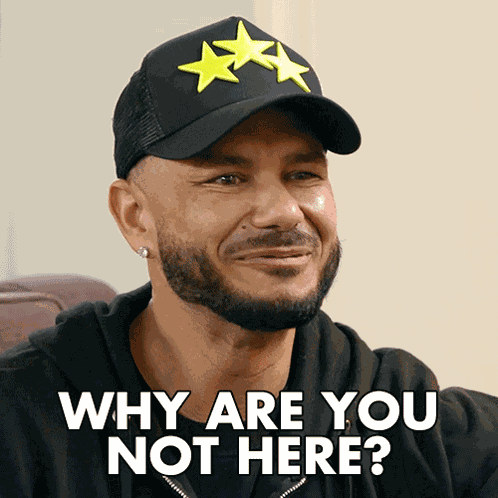 Why Are You Not Here Dj Pauly D GIF