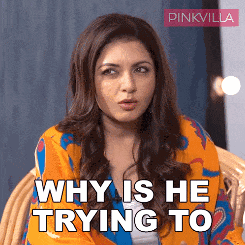 Why Is He Trying To Flirt With Me Bhagyashree GIF