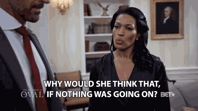 Why Would She Think That If Nothing Was Going On Kron Moore GIF