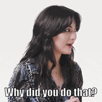 Why Would You Do That Rock GIF