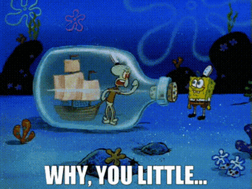 Why You Little Squidward GIF