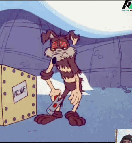 Wile E Coyote Beep Beep GIF