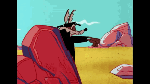 Wile E Coyote Sleepwalk GIF