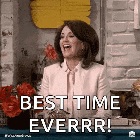 Will And Grace Happy GIF