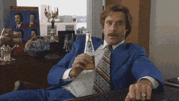 Will Ferrell Ron Burgundy GIF