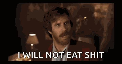 Will Not Eat Cat Poop Mad GIF