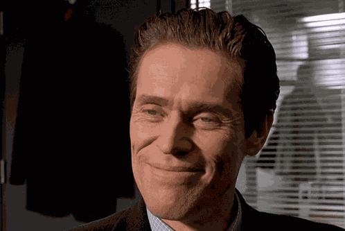 Willem Dafoe American Psycho GIF