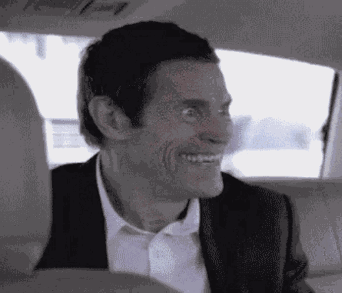 Willem Dafoe Evil Laugh GIF