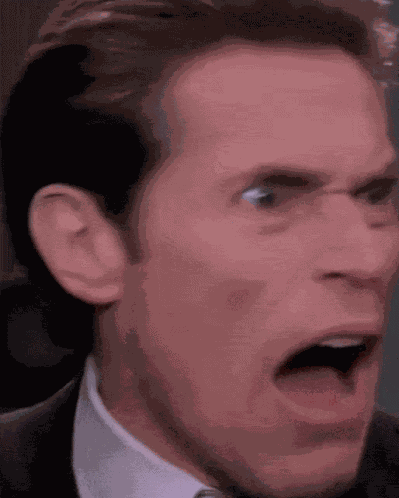 Willem Dafoe Green Goblin Freakout GIF