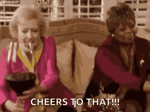 Wine Glass Cheers GIF