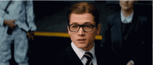 Wink Kingsman GIF