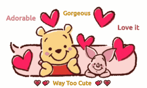 Winnie The Pooh Way Too Cute GIF