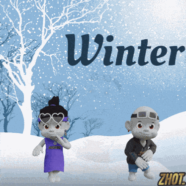Winter Snow Vibes GIF