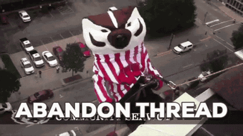 Wisconsin Badgers Bucky Badger GIF
