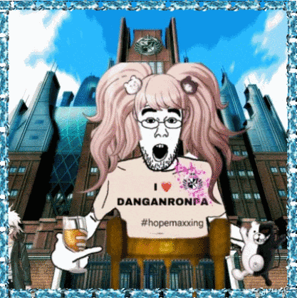 Wojack Danganronpa GIF