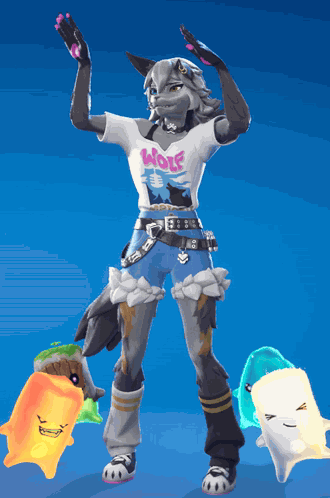Wolfie Fortnite Dance GIF
