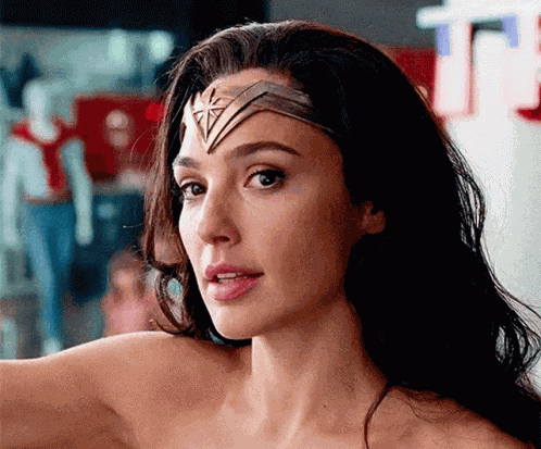 Wonderwomanwink GIF