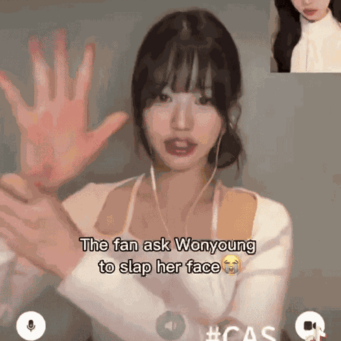 Wonyoung Slap GIF