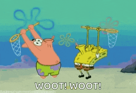 Woo Spongebob GIF